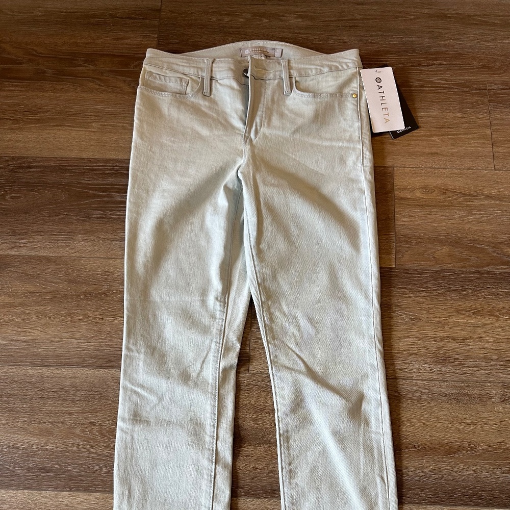 Athleta Sculptek Skinny Crop Jean; Size 8